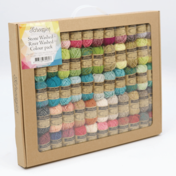Stone Washed River Washed Colour Pack 10 grams ball 58 colours