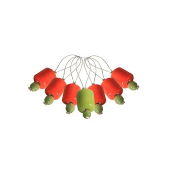 KnitPro Stitxh Markers Orange Lily
