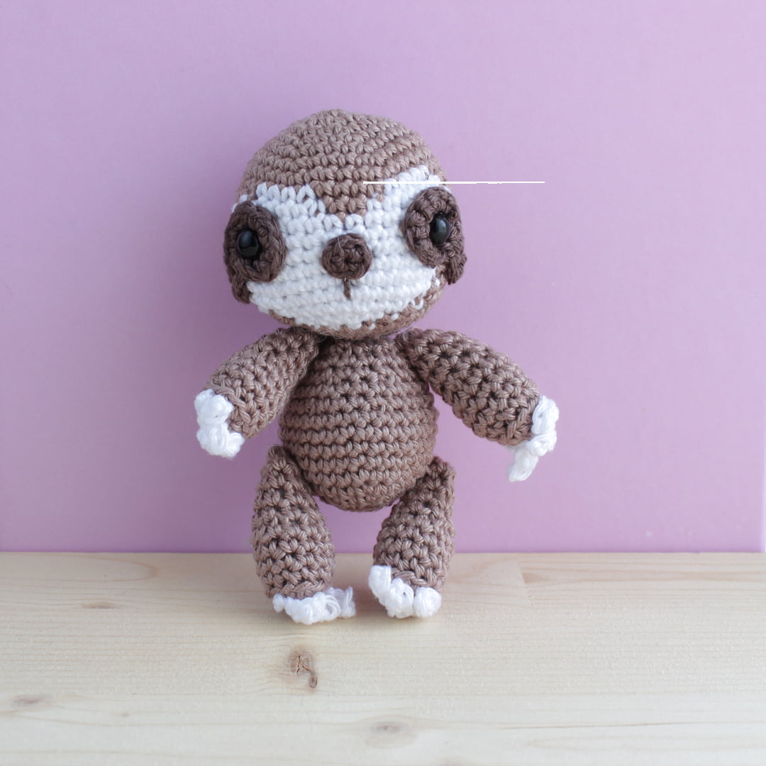 amigurumi crochet sloth