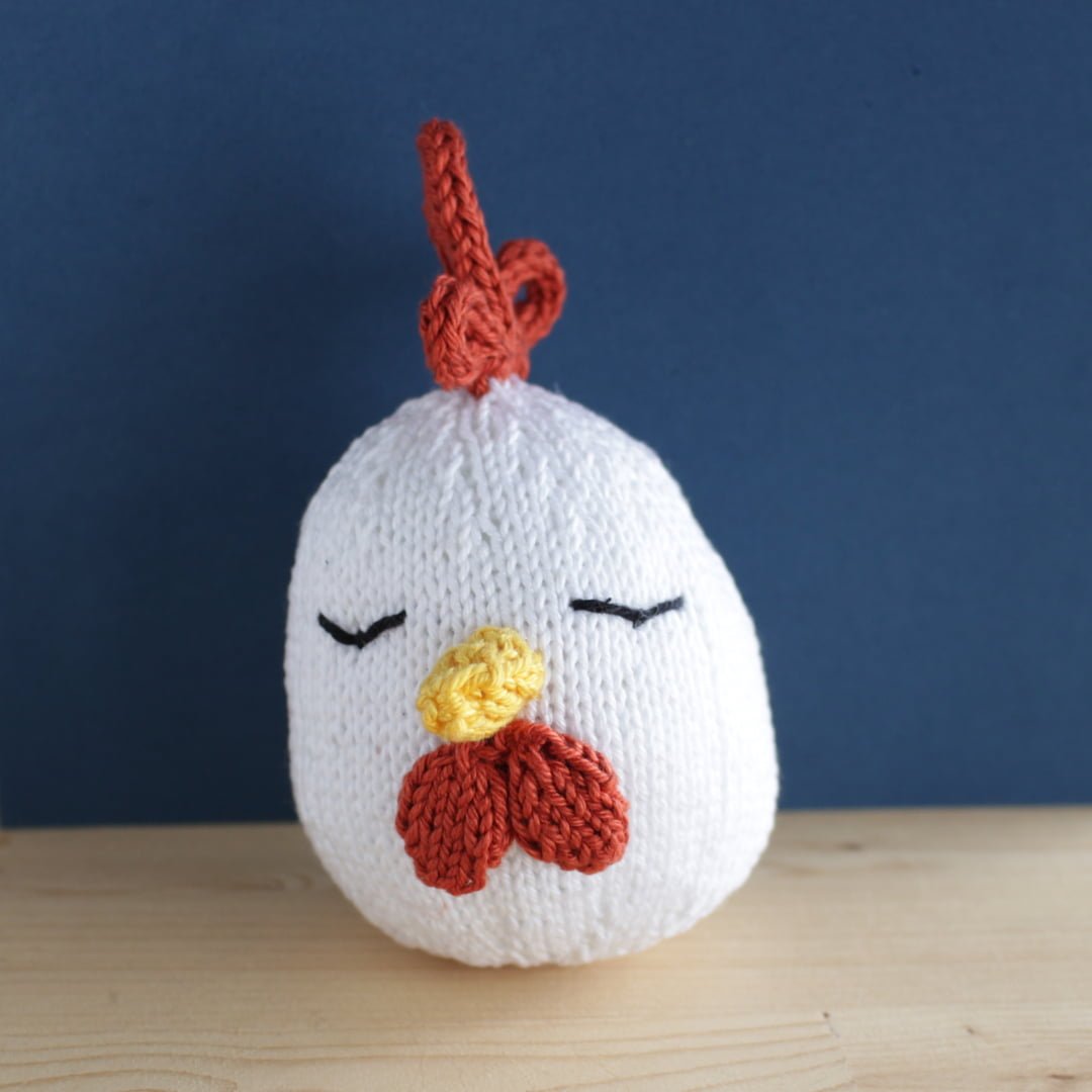 knitting chicken amigurumi