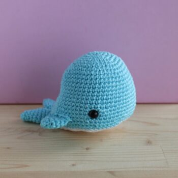 crochet whale