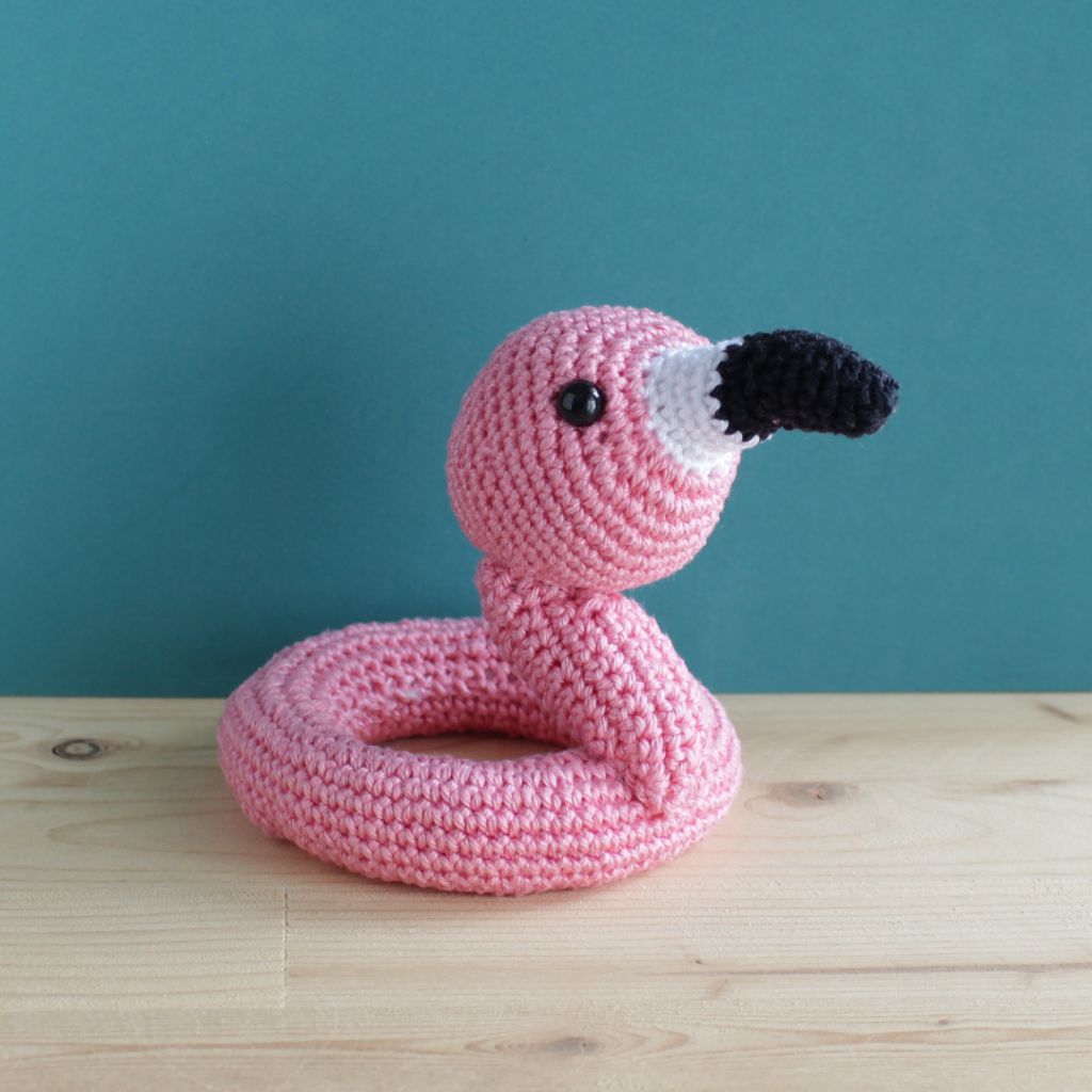 crochet flamingo